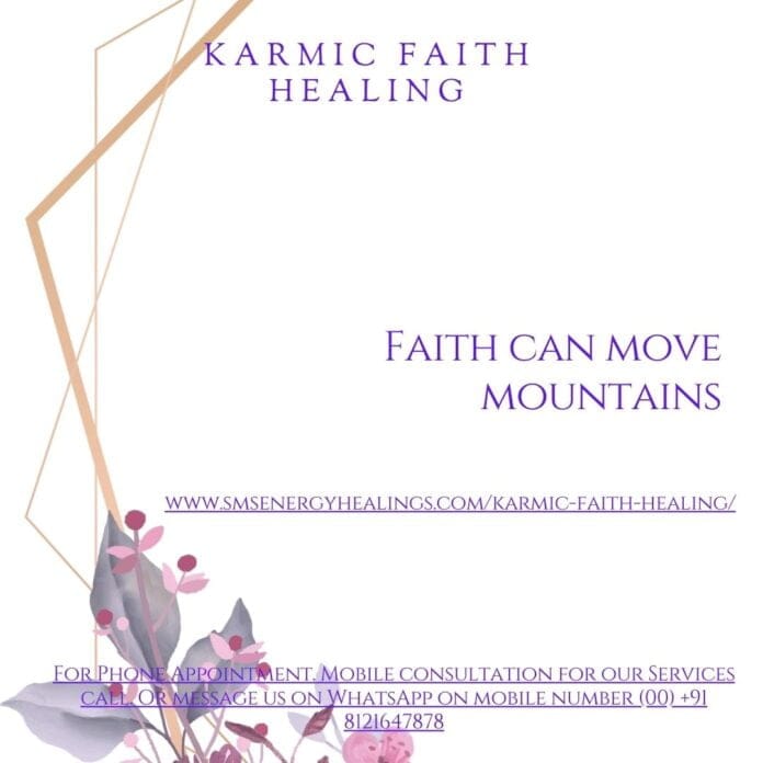Faith Gold Floral Frame Instagram Story Karmic Faith Healing: A Journey to Harmony and Wholeness